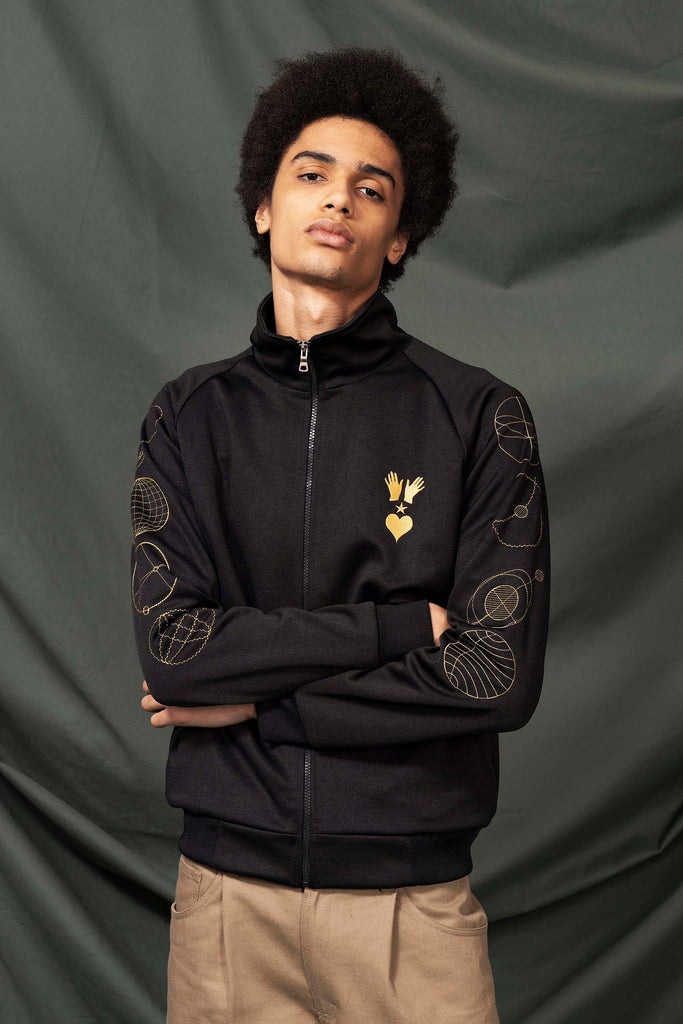 Veste de Sport Zapallal Rotacion Noir veste de sport pour dynamiser une tenue décontractée