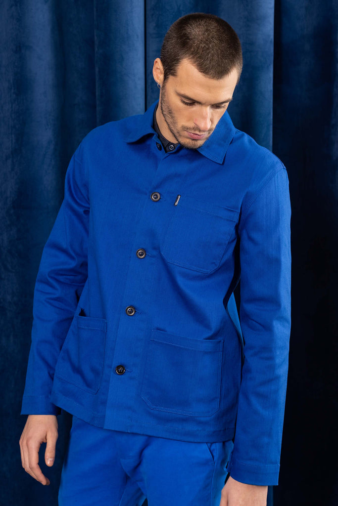 Veste de Travail Cristobal Bleu veste d'hiver alliant confort et coupe moderne et aux détails originaux