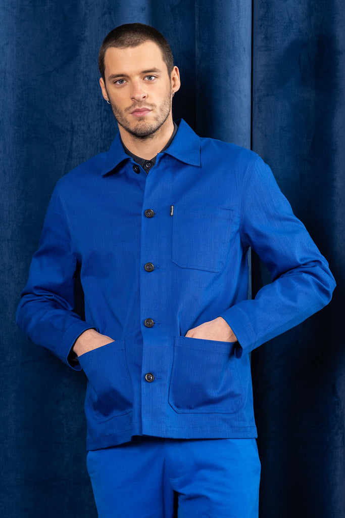 Veste de Travail Cristobal Bleu confortables et faciles à associer pour un rendu impeccable