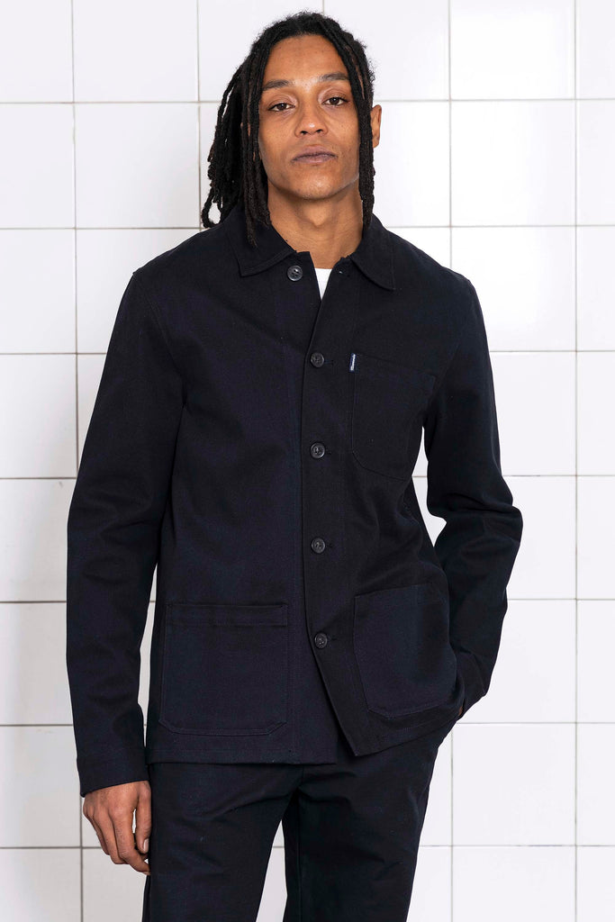 Veste de Travail Cristobal Noir look moderne et viril avec un vaste panel de coupes et de couleurs